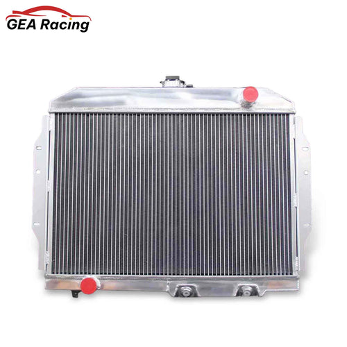 Front view of the 3 Row Aluminum Radiator for 1958-1974 AMC Matador, Javelin, Ambassador, and AMX V8 models with AT/MT.