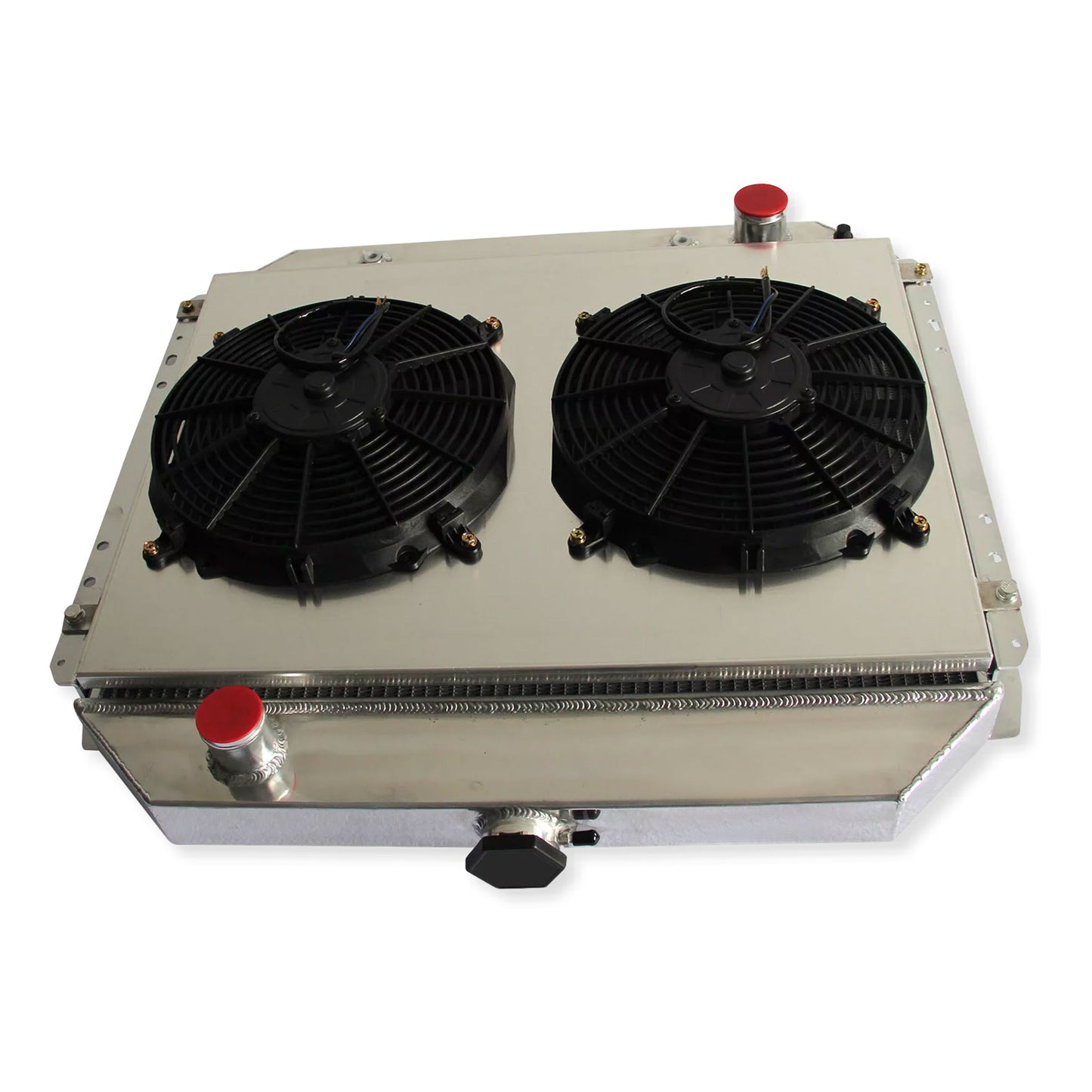 3-Core Radiator Top Fill Neck with OEM Brackets 1968-1979 Ford F-100/Bronco/Ranger 6.6L V8