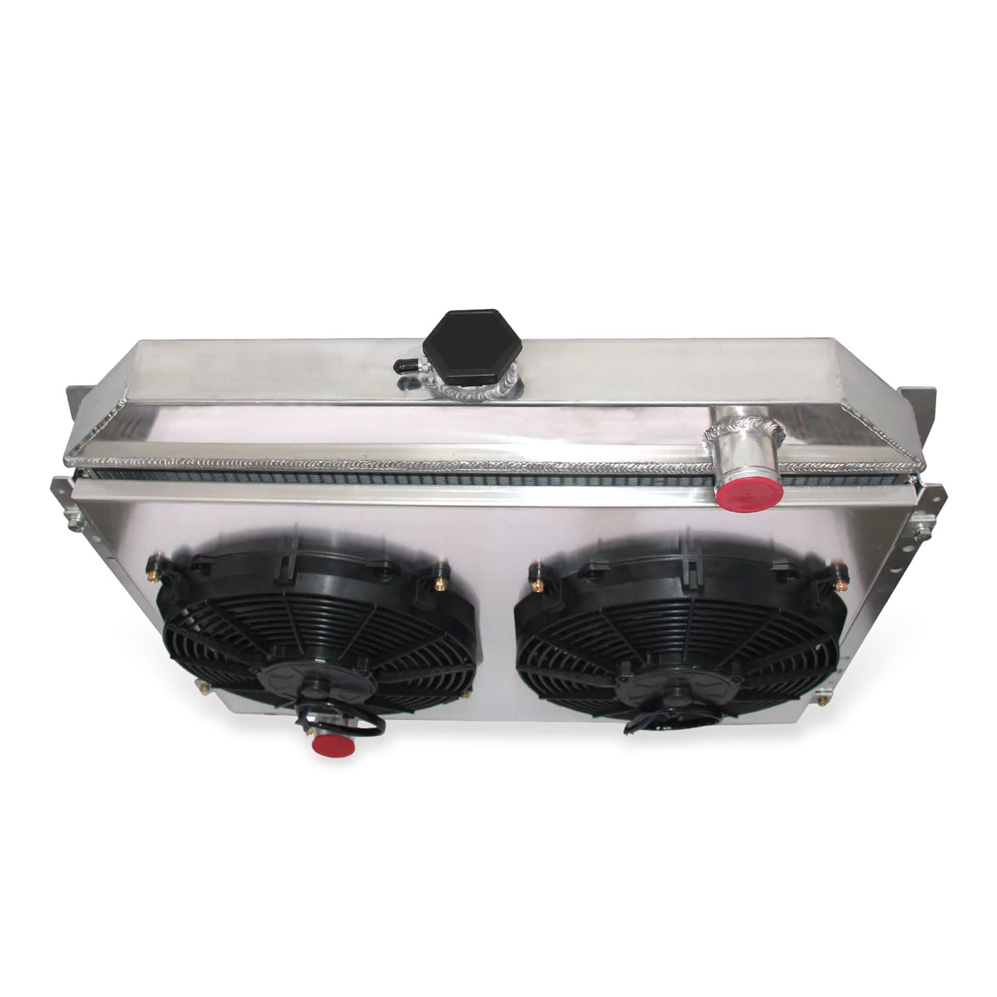 3-Core Radiator Top Right Fill Neck with OEM Brackets 1968-1979 Ford F-100/Bronco/Ranger 6.6L V8