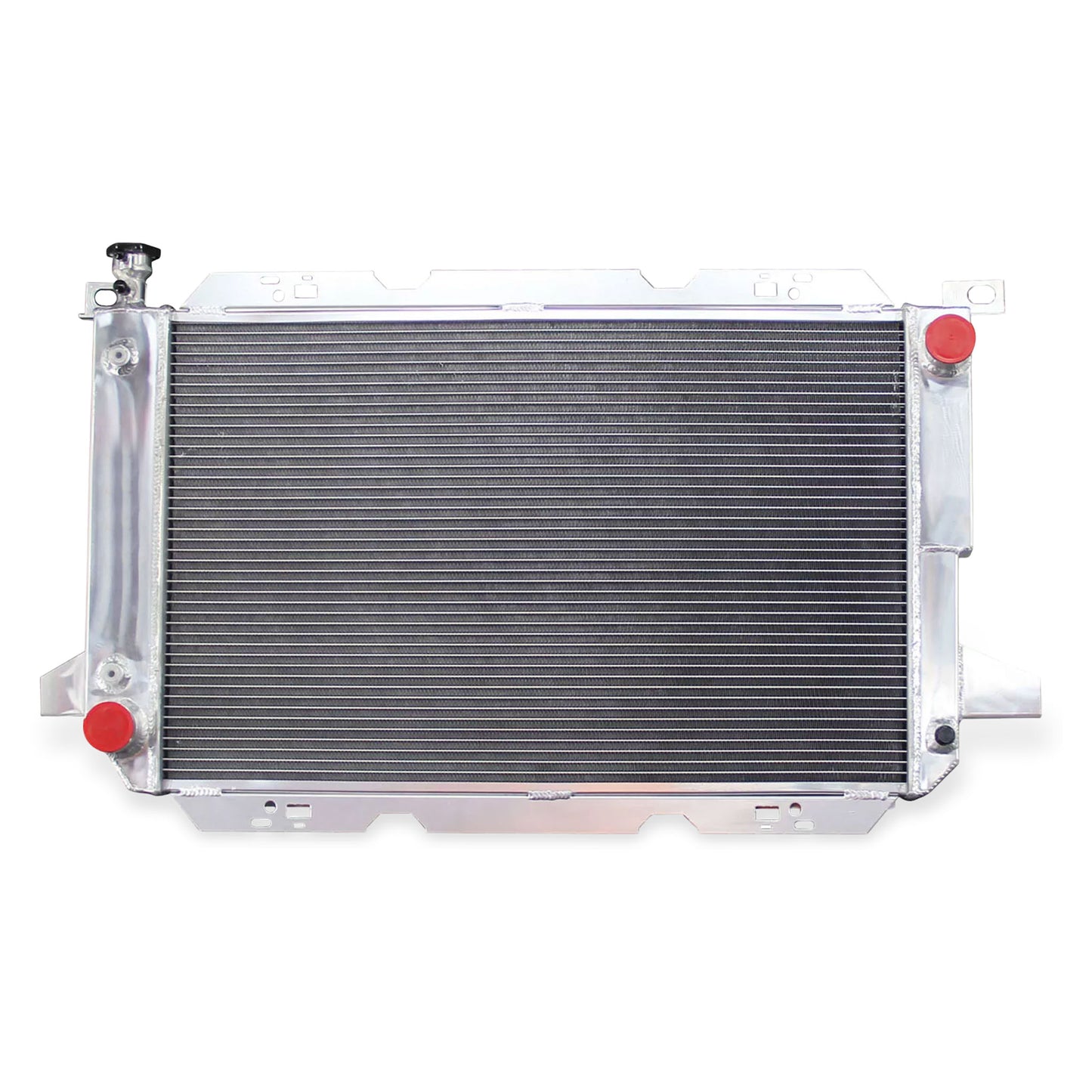 3 Row Aluminum Radiator Front Mounting for 1985-1997 Ford Bronco/F-150/F-450 7.5L & 5.8L V8 (AT/MT)