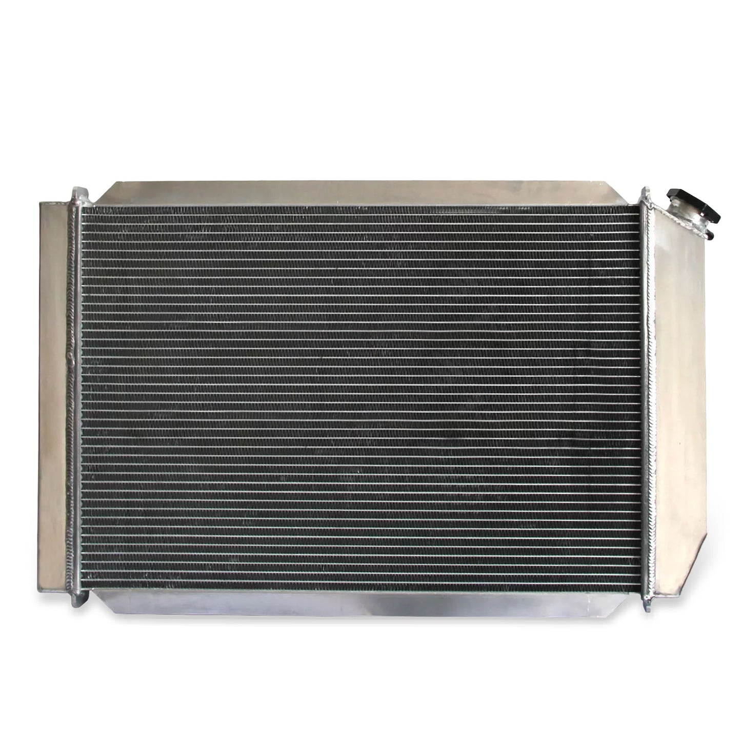 Aluminum Radiator rear mounting points Mustang, Cougar (1980-1993) V8/V6 5.0L 3 Row OEM Mounts
