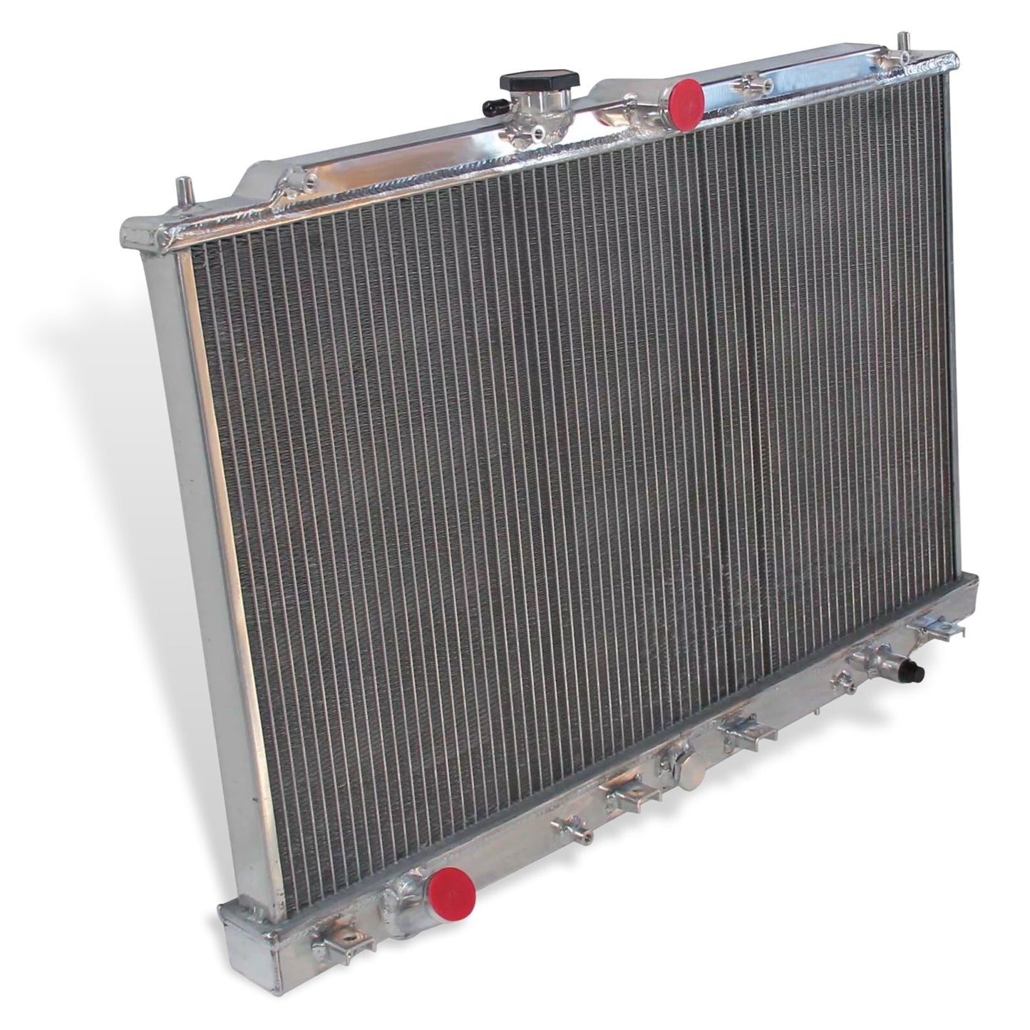 Aluminum radiator left side view for Acura CL TL Base Premium Type-S V6 3.2L 2001-2003 MT