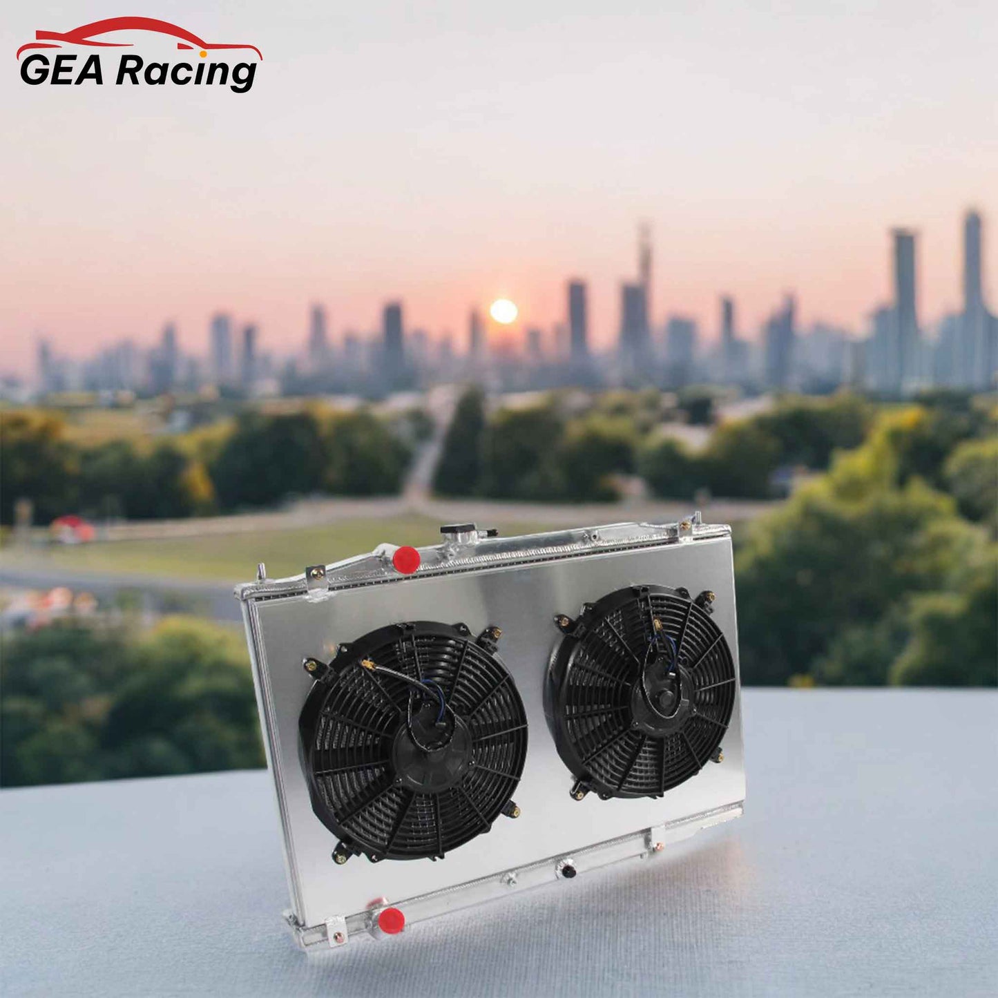 Installation scenario of 2 Row radiator and fan shroud for Acura TL Base Sedan 3.2L 2004-2006 V6 MT