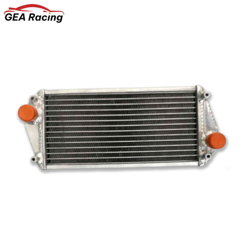 Front view of the high-performance aluminum radiator for Rotax 912/914, Viking, and Suzuki Aeromomentum aircraft engines.