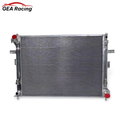 Direct Fit Aluminum Radiator Front View for 2006-2011 Ford Crown Victoria/Grand Marquis & Lincoln/Mercury Models (Manual Transmission)