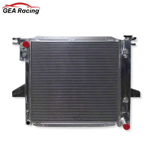 Direct Fit Aluminum Radiator Front View for 1998-2001 Ford F-100/Ranger & Mazda B2500 SE/SX/XL 2.5L L4 (Automatic/Manual Transmission)