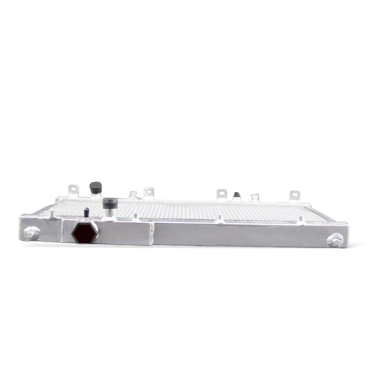 Aluminum Radiator top view Acura EL / Civic (2001-2005) 1.7L L4 OEM Mounts