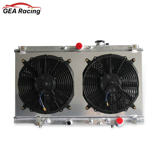 Aluminum Radiator Fan Shroud 2 Row front mounting points Accord (1994-2001) Direct Fit