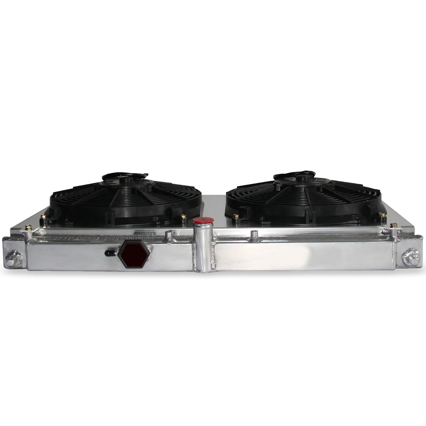 Aluminum Radiator Fan Shroud 2 Row top view Accord (1994-2001) Direct Fit
