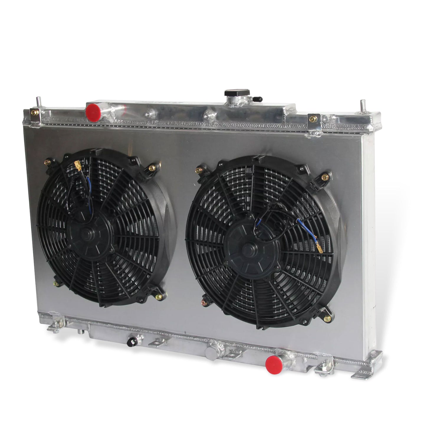 Aluminum Fan Shroud right side cross-section view CRV (2002-2006) 2.4L L4 Direct Fit