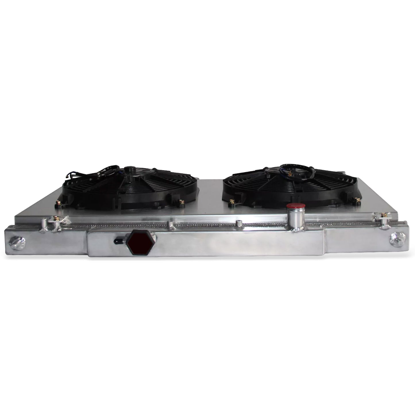 Aluminum Fan Shroud top right view CRV (2002-2006) 2.4L L4 OEM Mounts