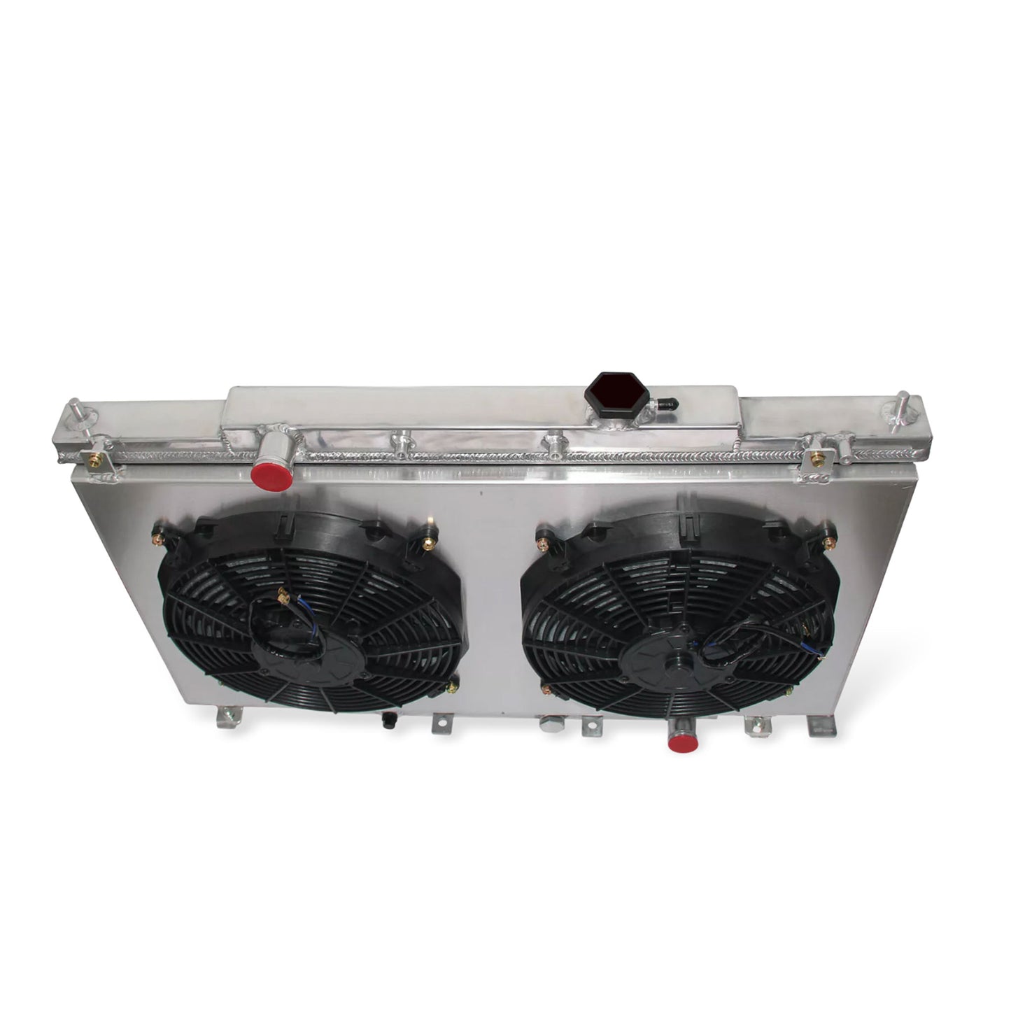 Aluminum Fan Shroud top view CRV (2002-2006) 2.4L L4 OEM Mounts