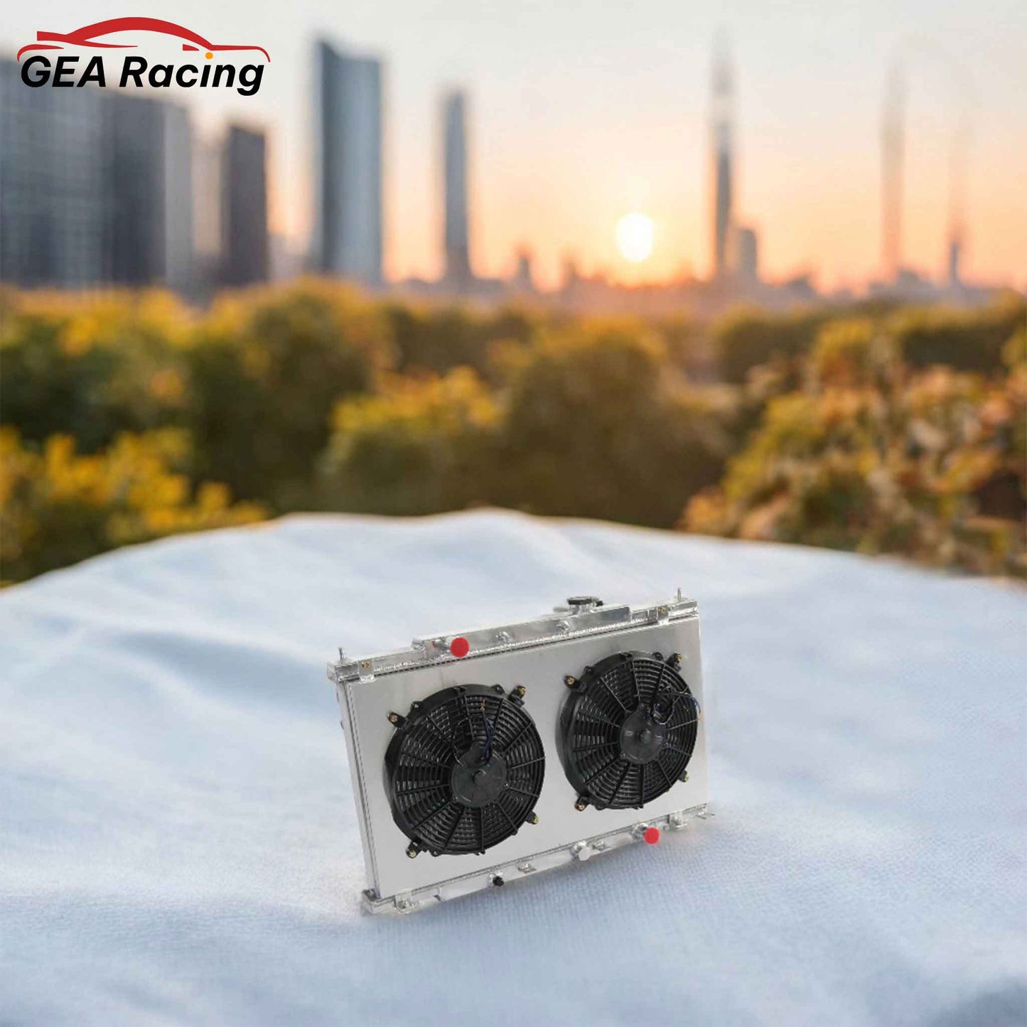 Aluminum Fan Shroud visual display CRV (2002-2006) 2.4L L4 Direct Fit