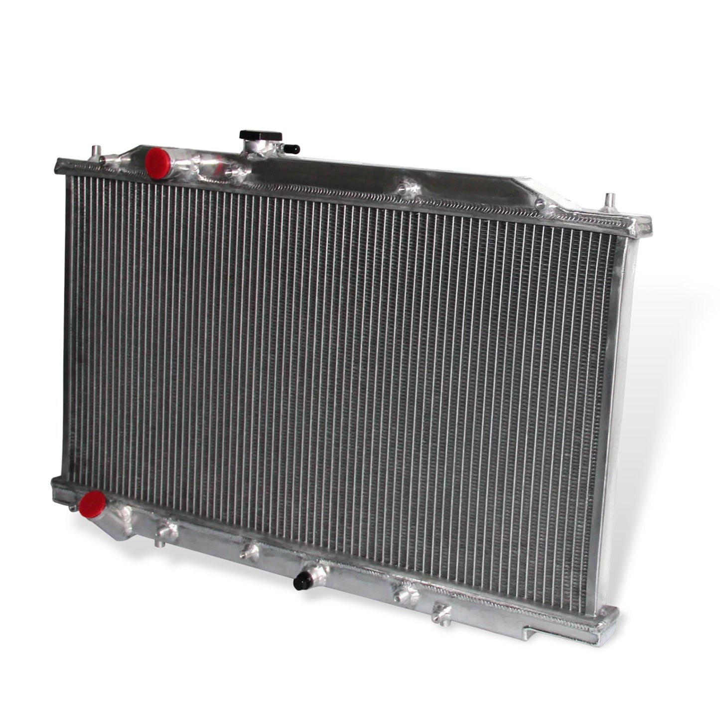 Aluminum Radiator right side cross-section view Accord (2003-2007) 3.0L V6 J30A4/J30A5 Direct Fit