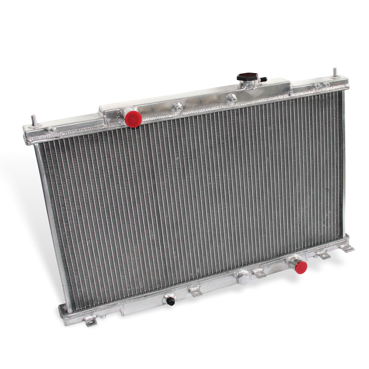 Aluminum Radiator left side cross-section view CRV (2002-2006) 2.4L L4 Pressure Tested