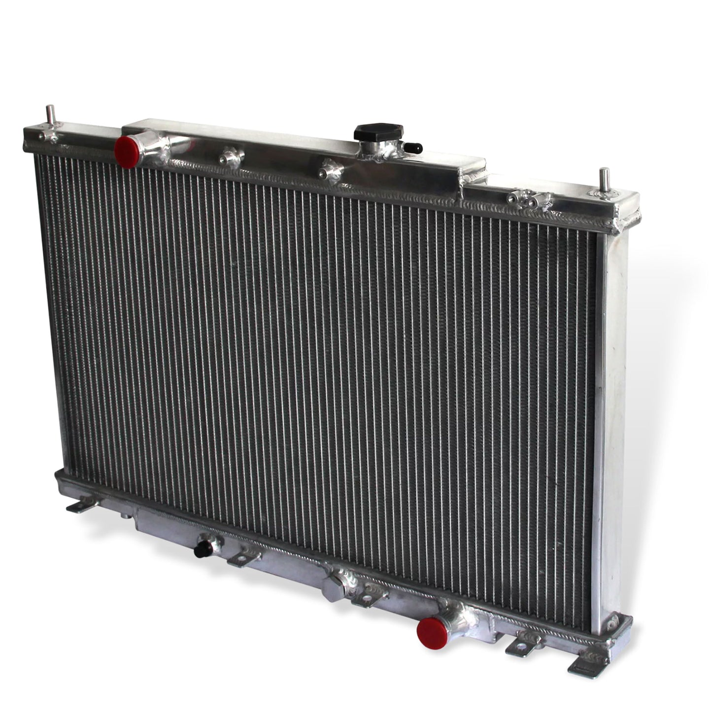 Aluminum Radiator right side cross-section view CRV (2002-2006) 2.4L L4 Direct Fit