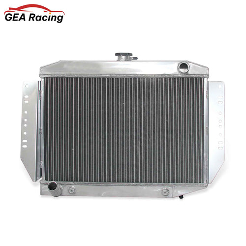 Aluminum Radiator front mounting points Cherokee (1972-1979) 6.6L 4 Row Direct Fit