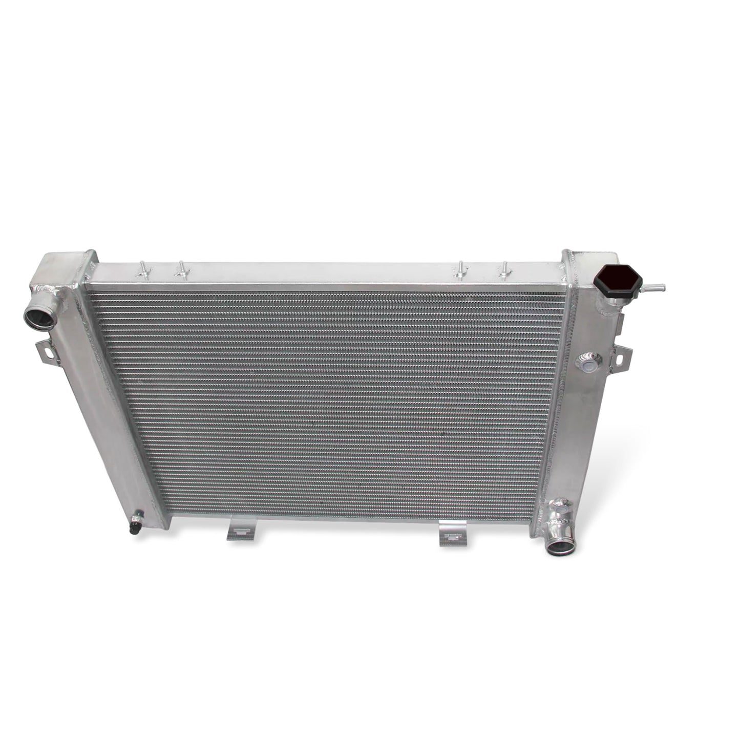 Aluminum Radiator top view Grand Wagoneer / Cherokee 5.2L V8 (1993-1997) 2 Row OEM Mounts