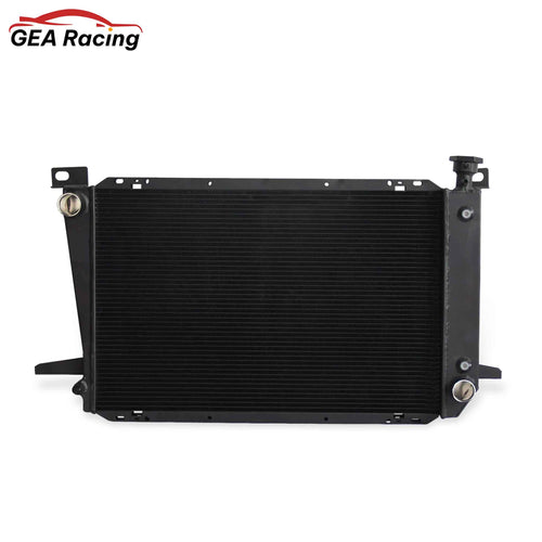 Aluminum Radiator 3 Row Front Mounting Points Ford Bronco F-Series (1985-1997) Direct Fit AT/MT