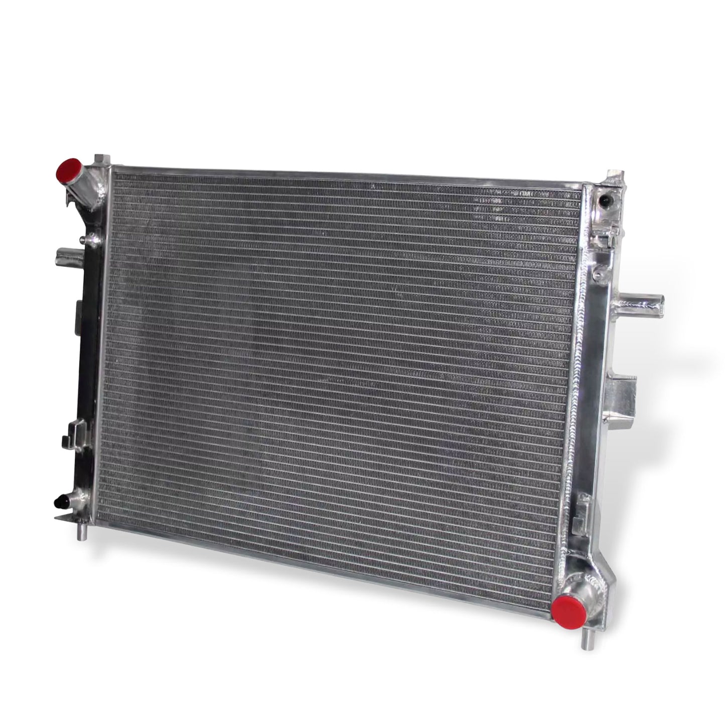High-Density Cooling Fins (Right Side View) - Aluminum Radiator Optimized for 2006-2011 Ford/Lincoln Sedans