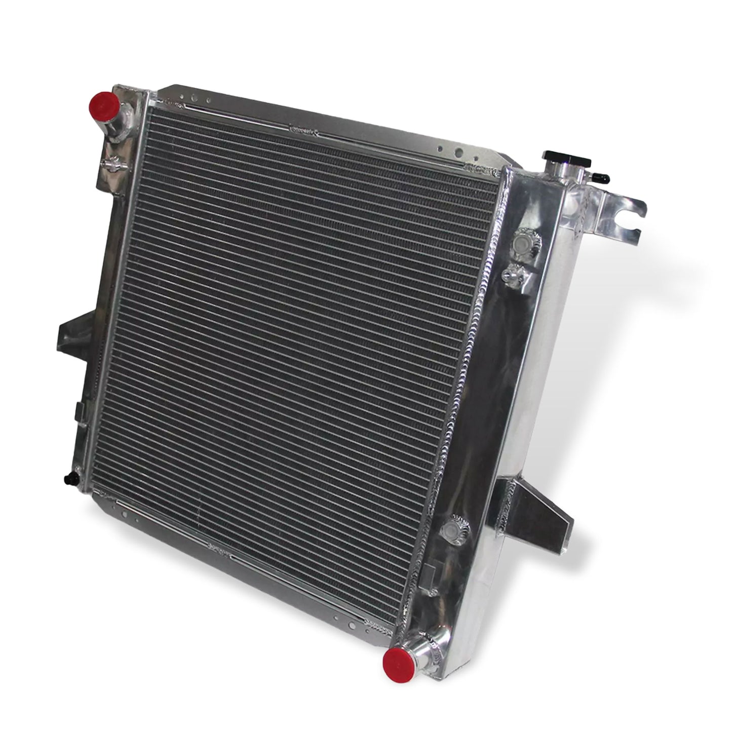 High-Density Cooling Fins (Right Side) - 30% More Surface Area vs Stock Radiator for 2.5L L4 Engines