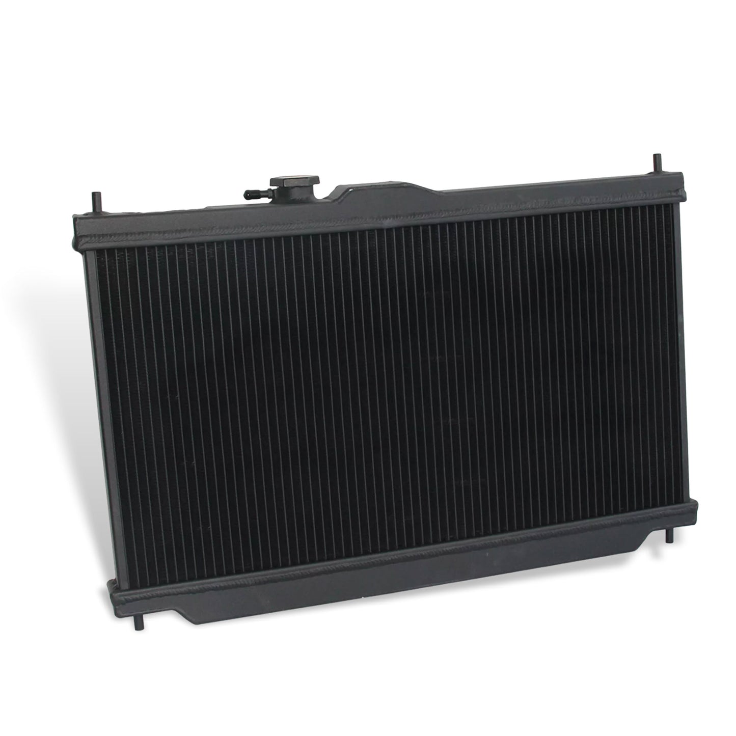 Aluminum radiator left rear view for Honda Accord/Prelude 1990-1996 2.2L L4 AT MT