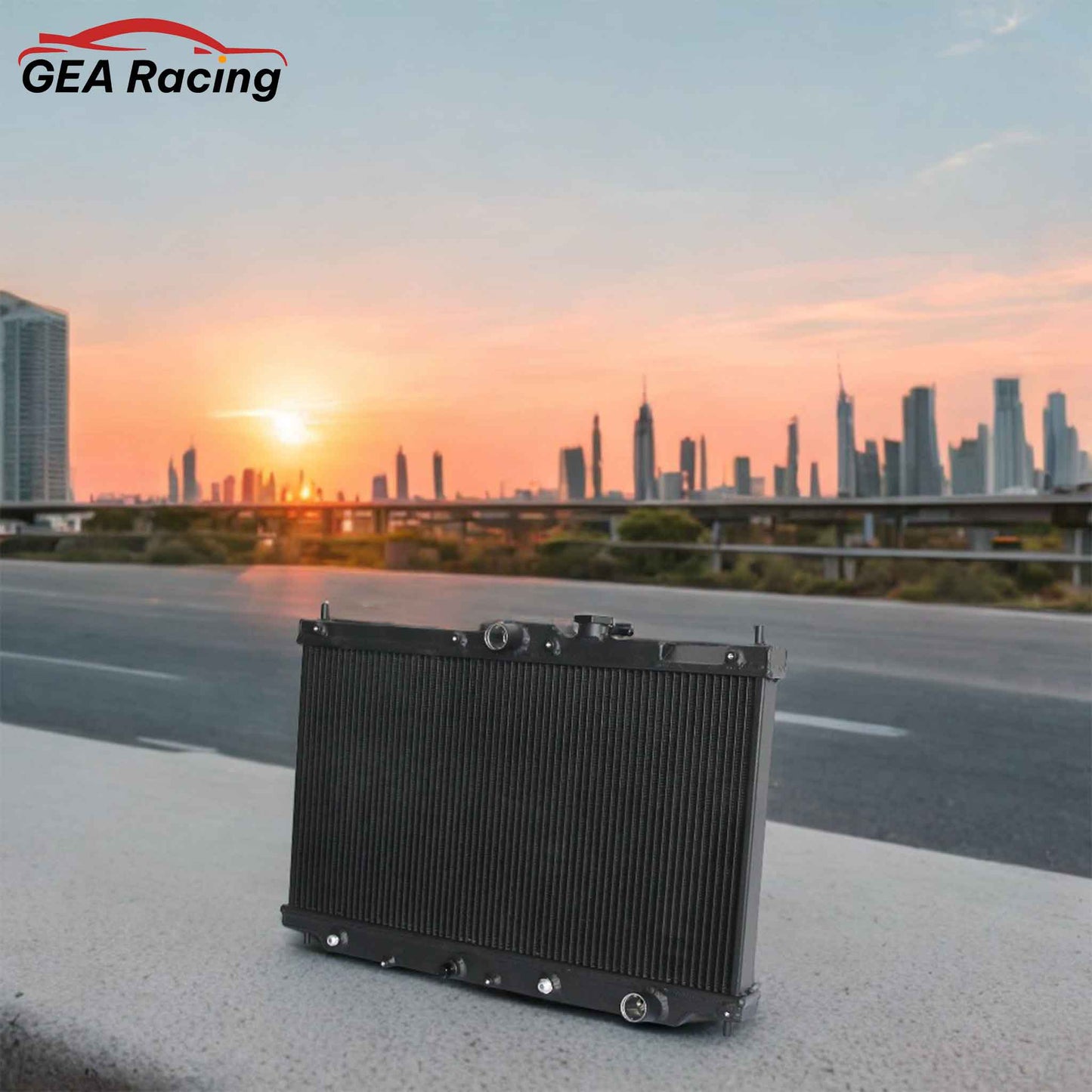 Installation scenario of aluminum radiator for Honda Accord/Prelude 1990-1996 2.2L L4 AT MT