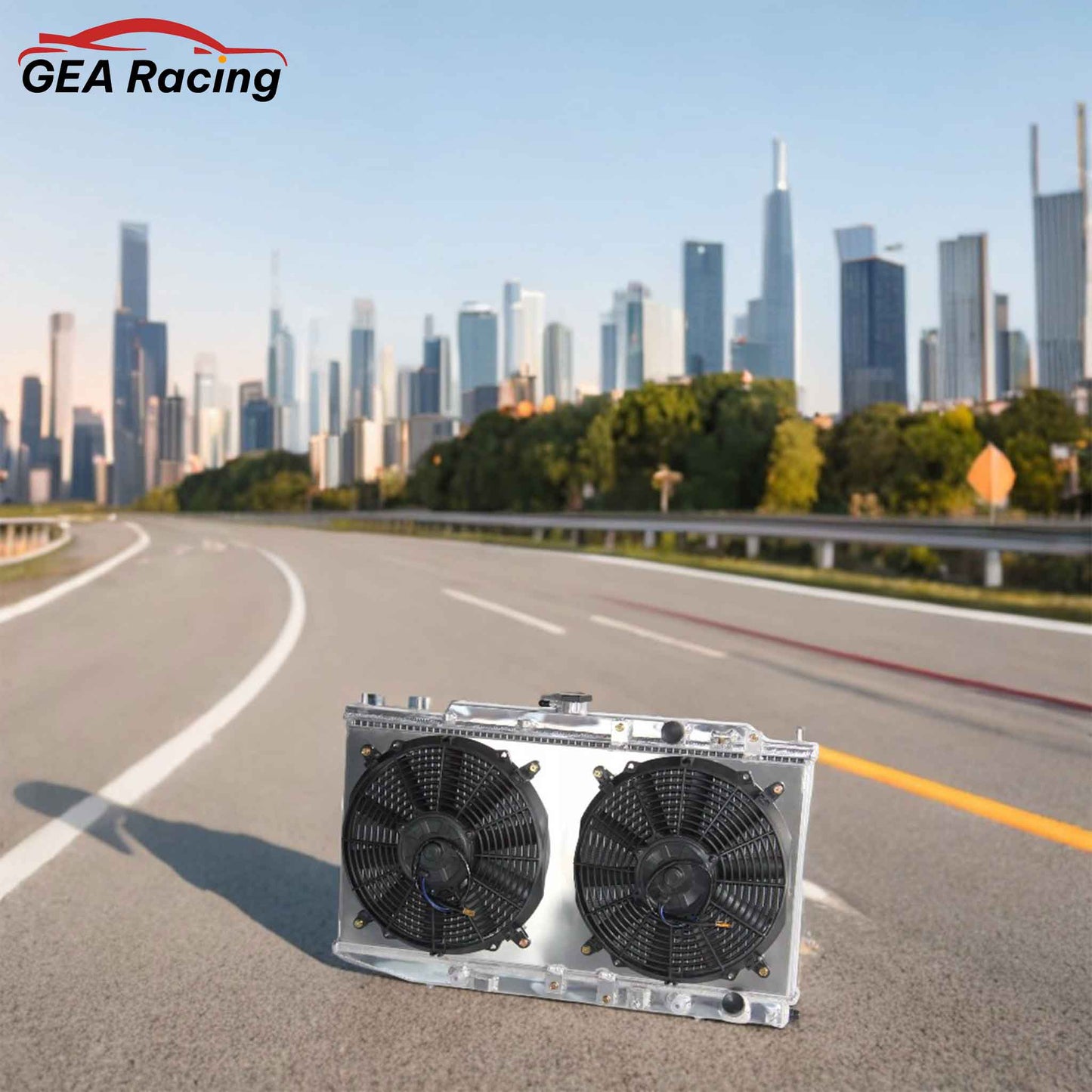 Installation scenario of radiator and fan shroud for 1988-1991 Honda Civic CX DX EX LX CRX 1.5L L4 AT MT
