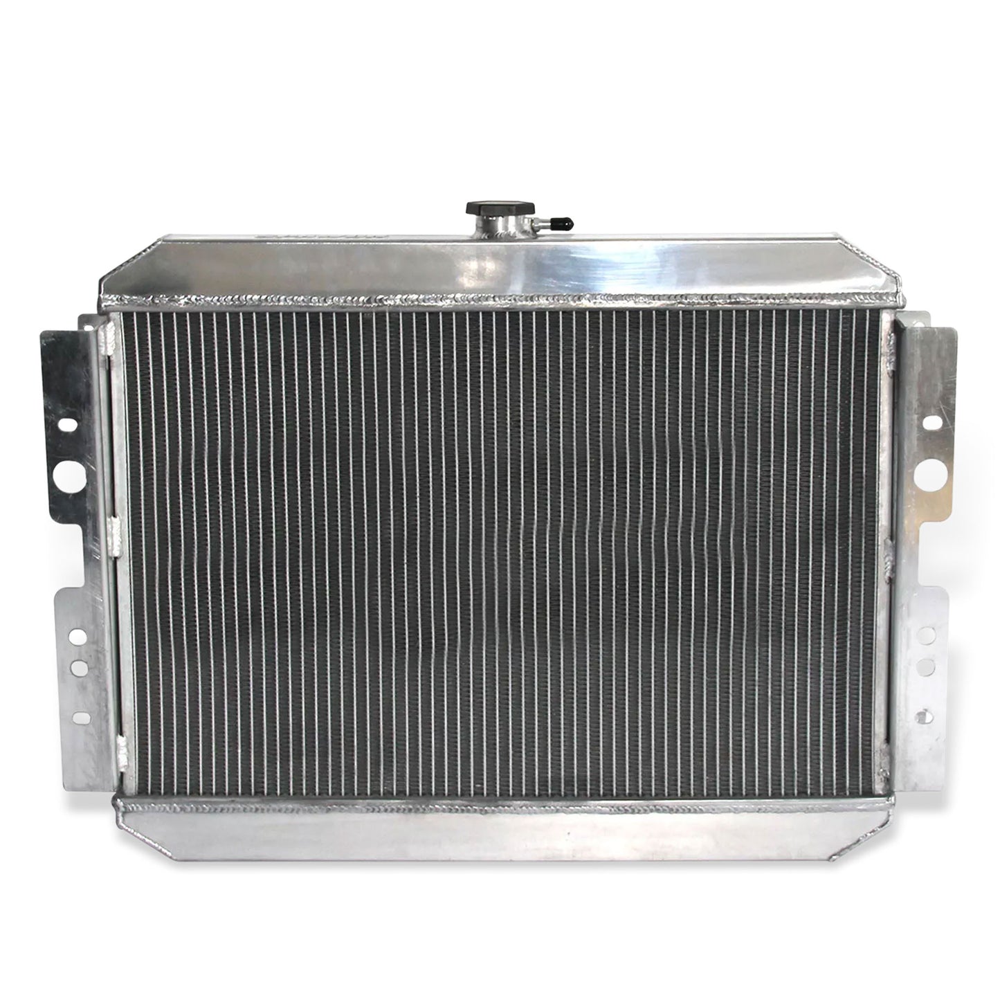 Aluminum radiator back view for Mazda B2000 B2200 1982-1993