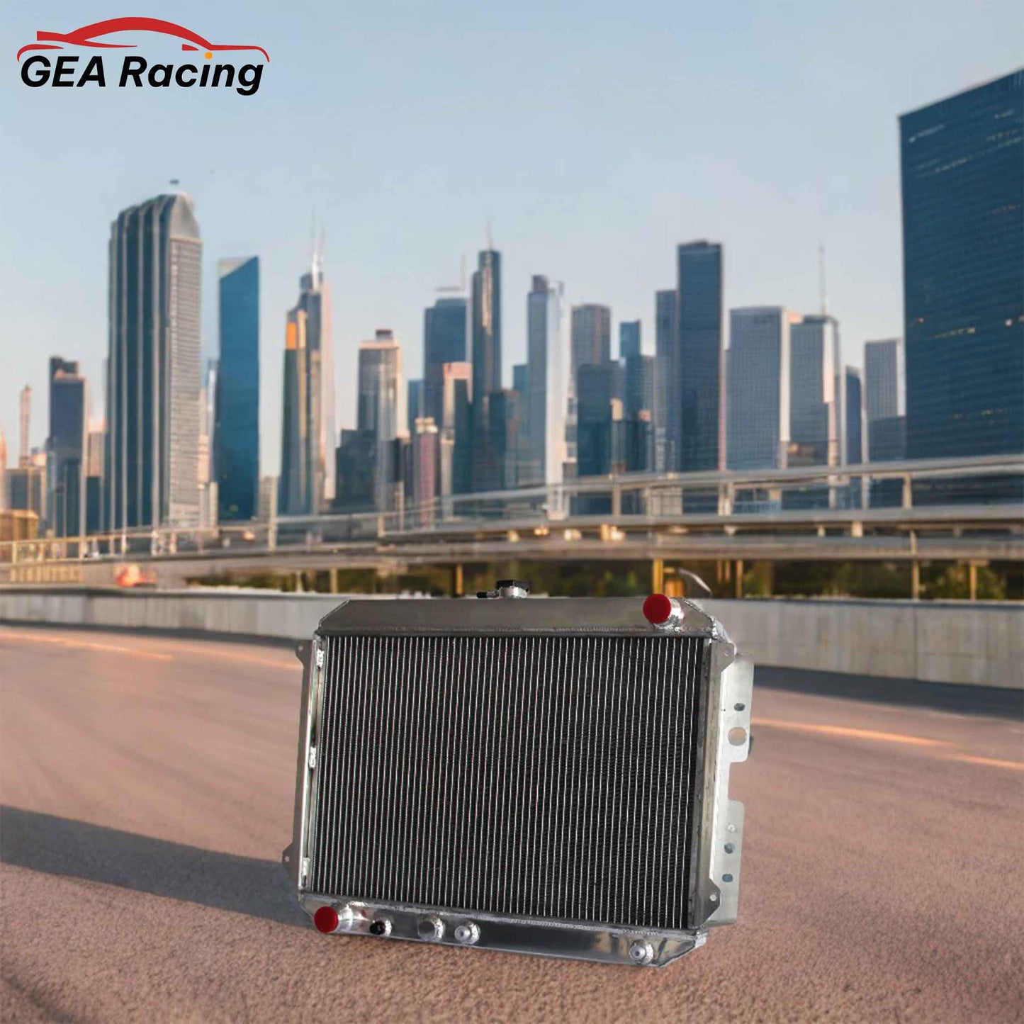 Installation scenario of aluminum radiator for Mazda B2000 B2200 1982-1993