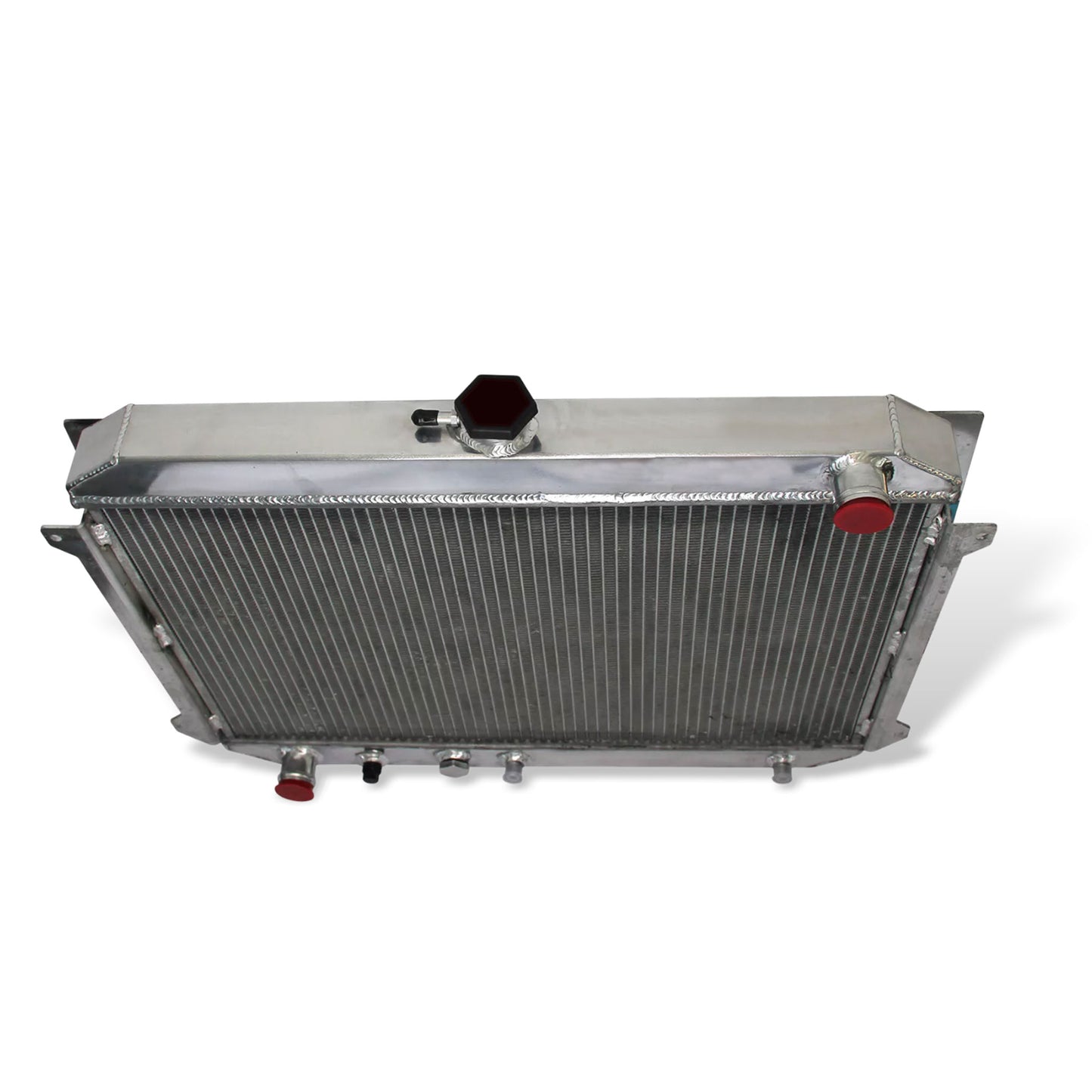 Aluminum radiator top view for Mazda B2000 B2200 1982-1993