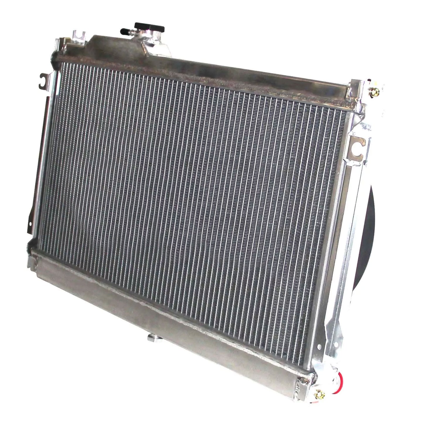 Aluminum radiator back view for Mazda Miata MX-5 1989-1997
