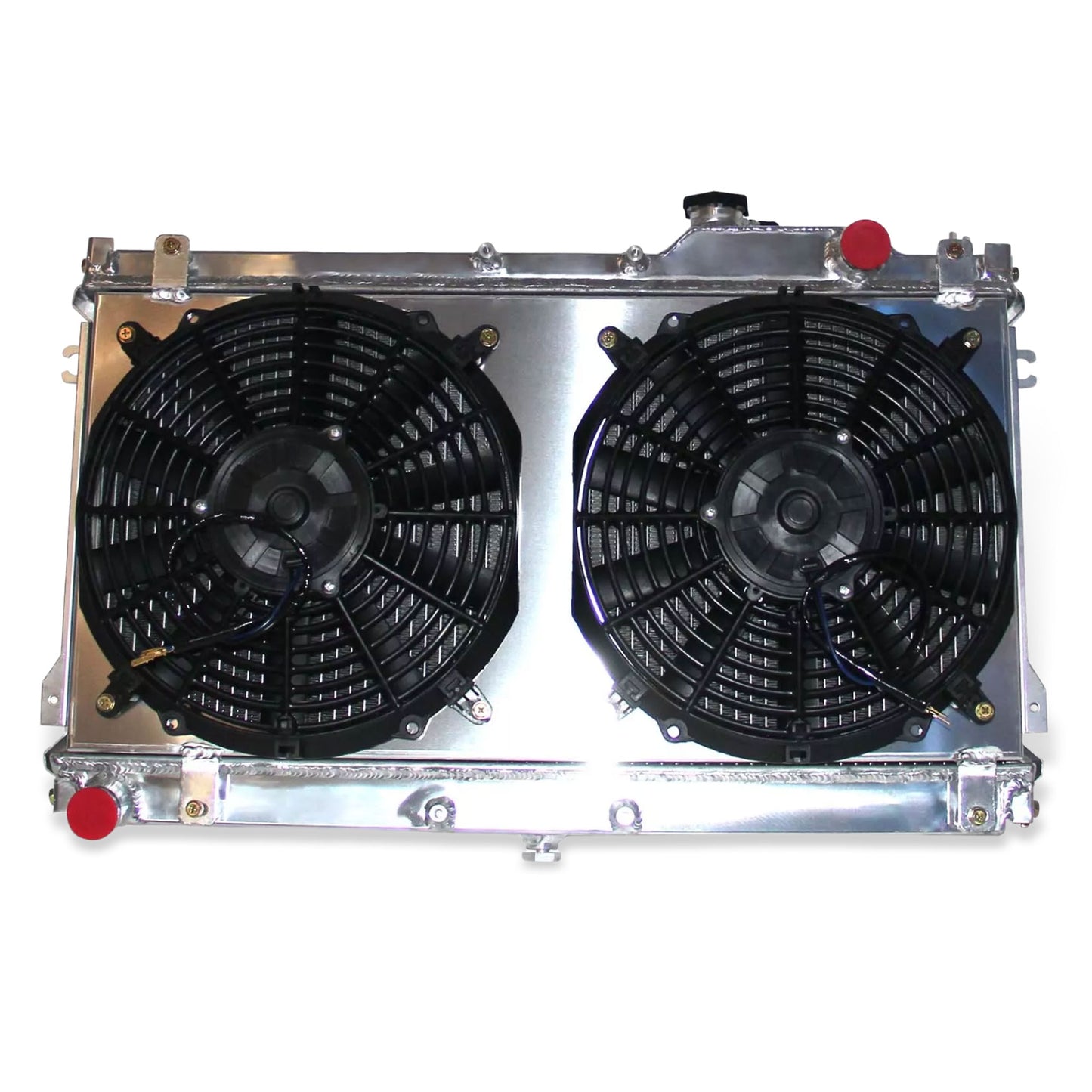 Aluminum radiator front view for Mazda Miata MX-5 1989-1997