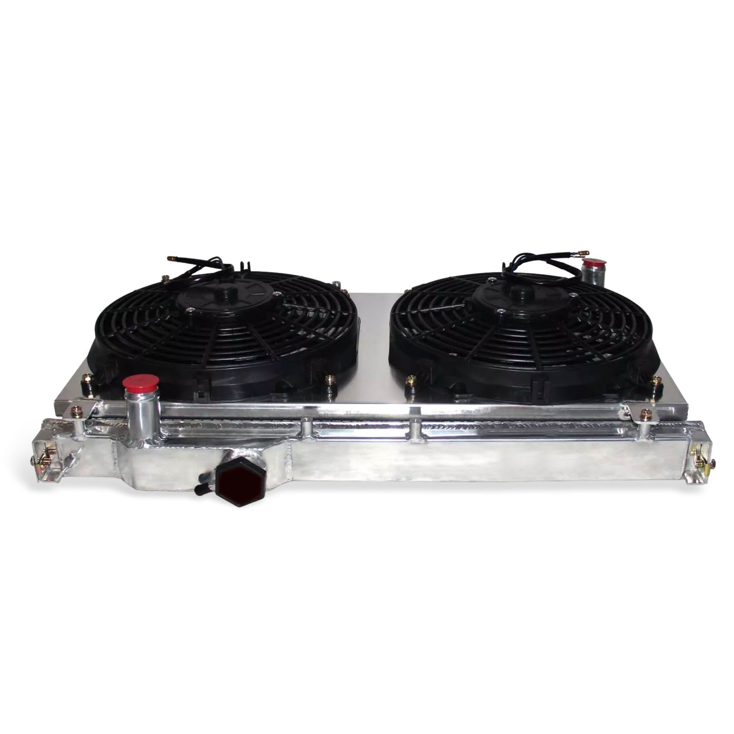 Aluminum radiator top right view for Mazda Miata MX-5 1989-1997