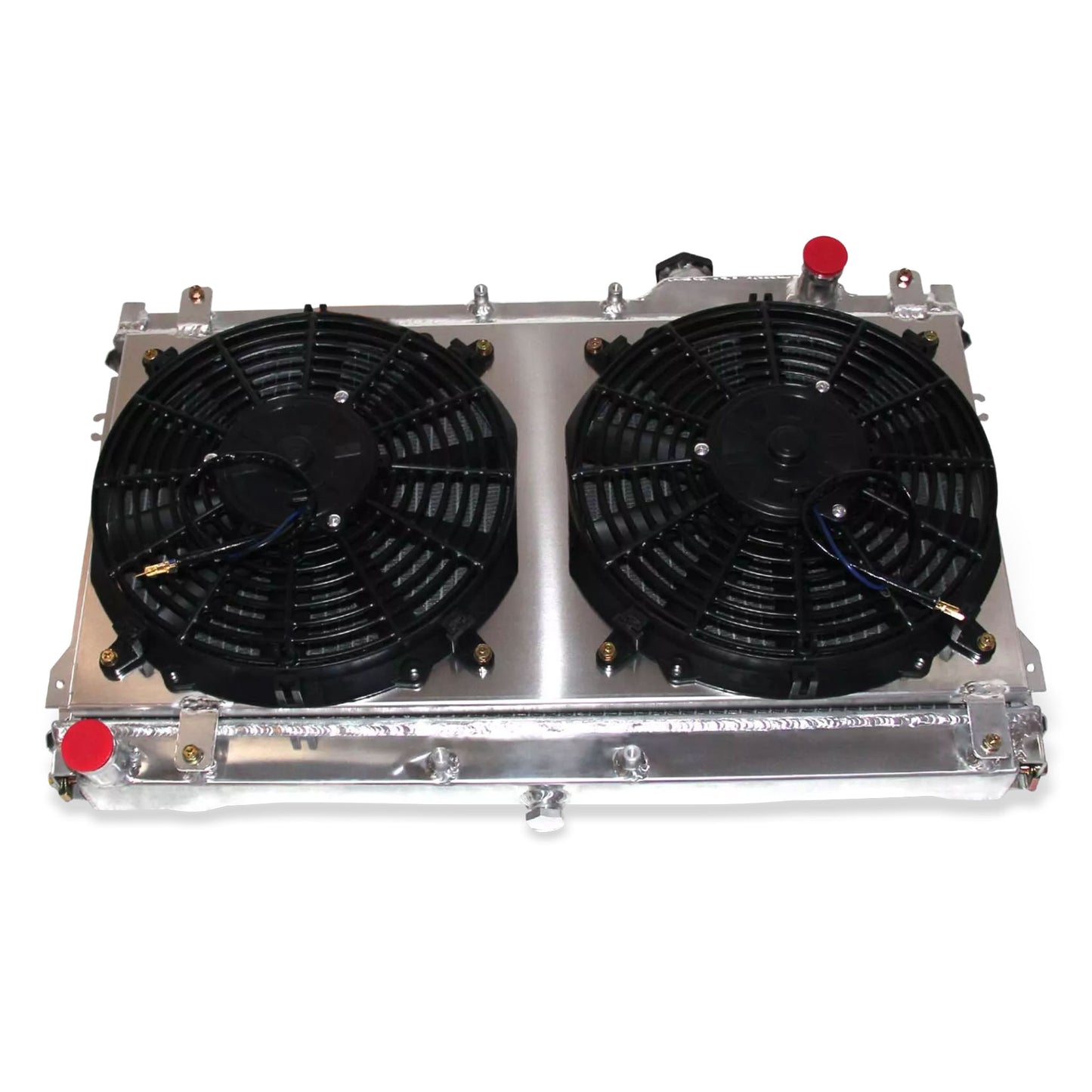 Aluminum radiator top view for Mazda Miata MX-5 1989-1997