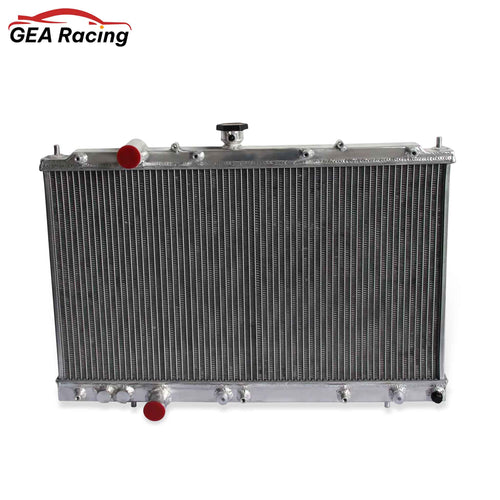 Aluminum radiator 2-row front mounting points Mitsubishi Mirage DE/ES/LS (1997-2002) Direct Fit