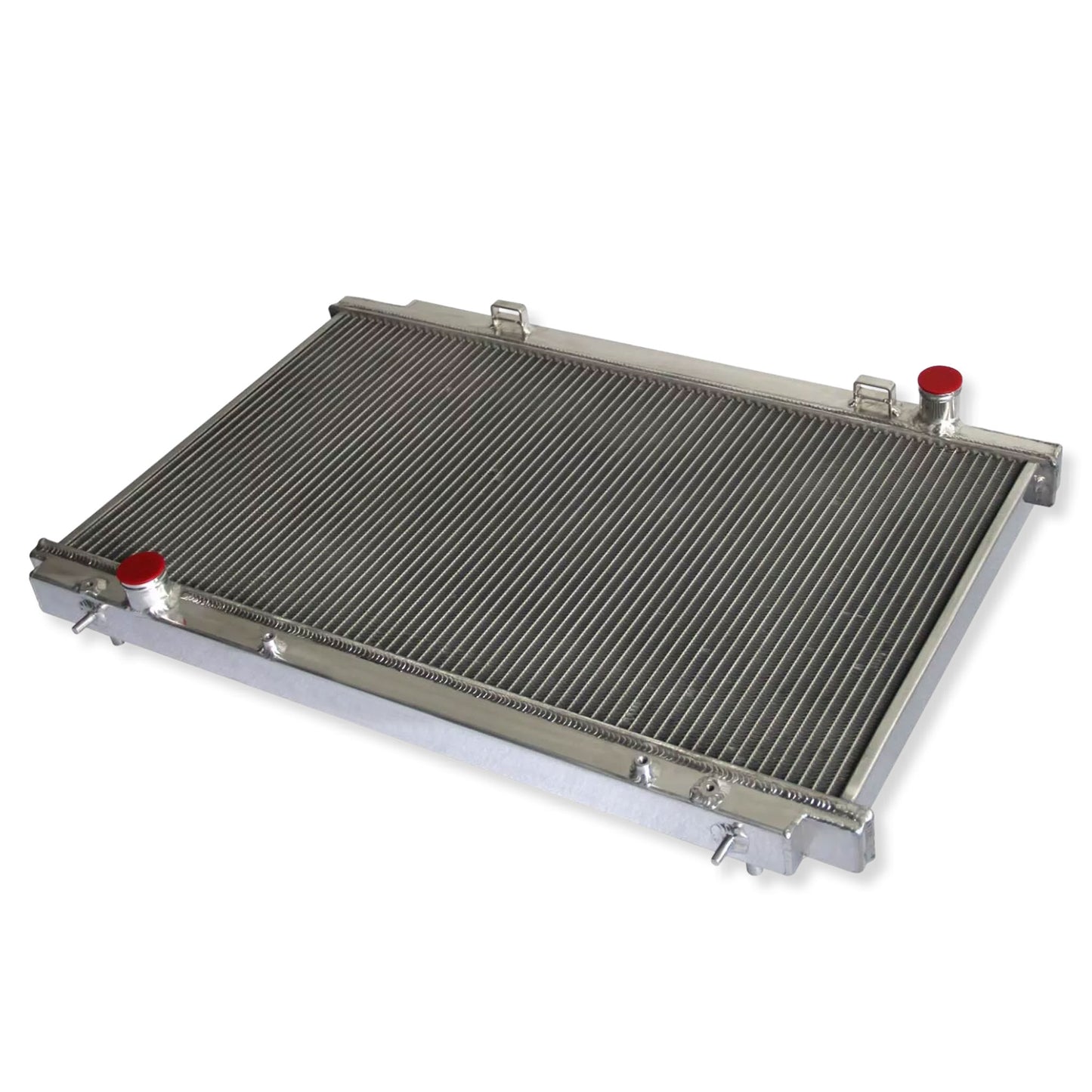 Aluminum radiator 3-row top view Nissan 350Z (2007-2009) OEM Mounts