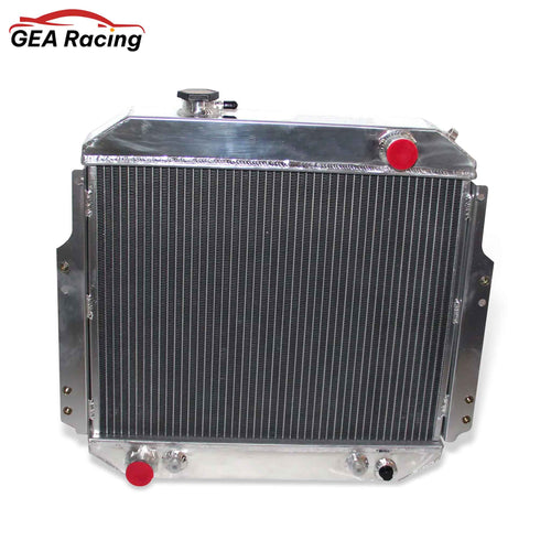 Aluminum forklift radiator 3-row front mounting points Nissan Forklift A10/A25/H20 (1988-1992) Direct Fit