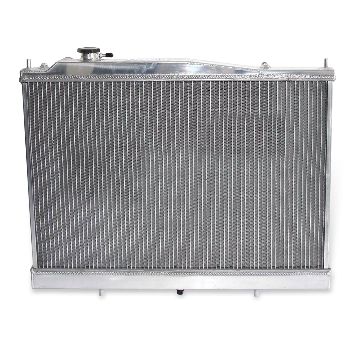 Aluminum radiator 3-row back view Nissan Frontier/Xterra (1998-2015) Direct Fit