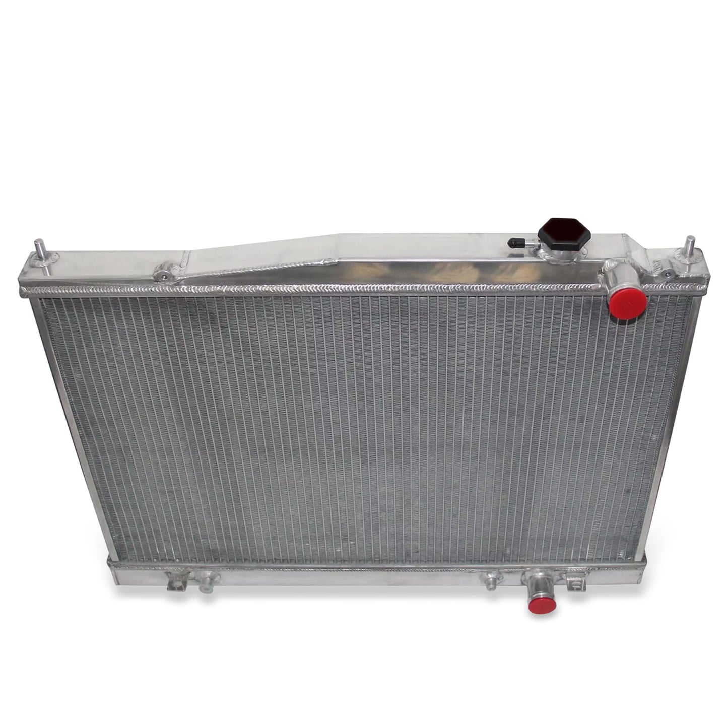 Aluminum radiator 3-row top view Nissan Frontier/Xterra (1998-2015) Direct Fit