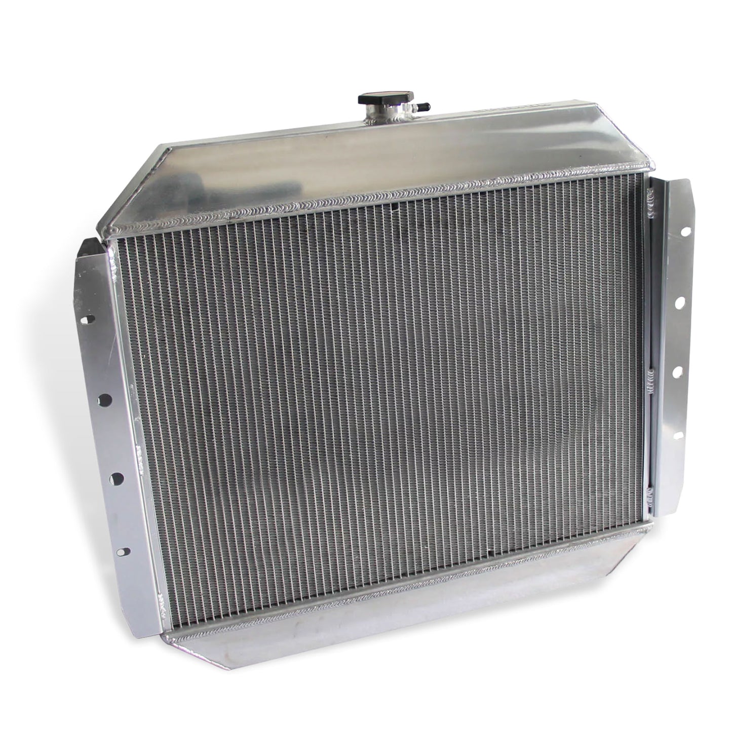 OEM-Style Radiator & Fan Shroud with Transmission Cooler Ports 40% Cooling Upgrade 1968-1979 Ford F-Series/Bronco 6.6L