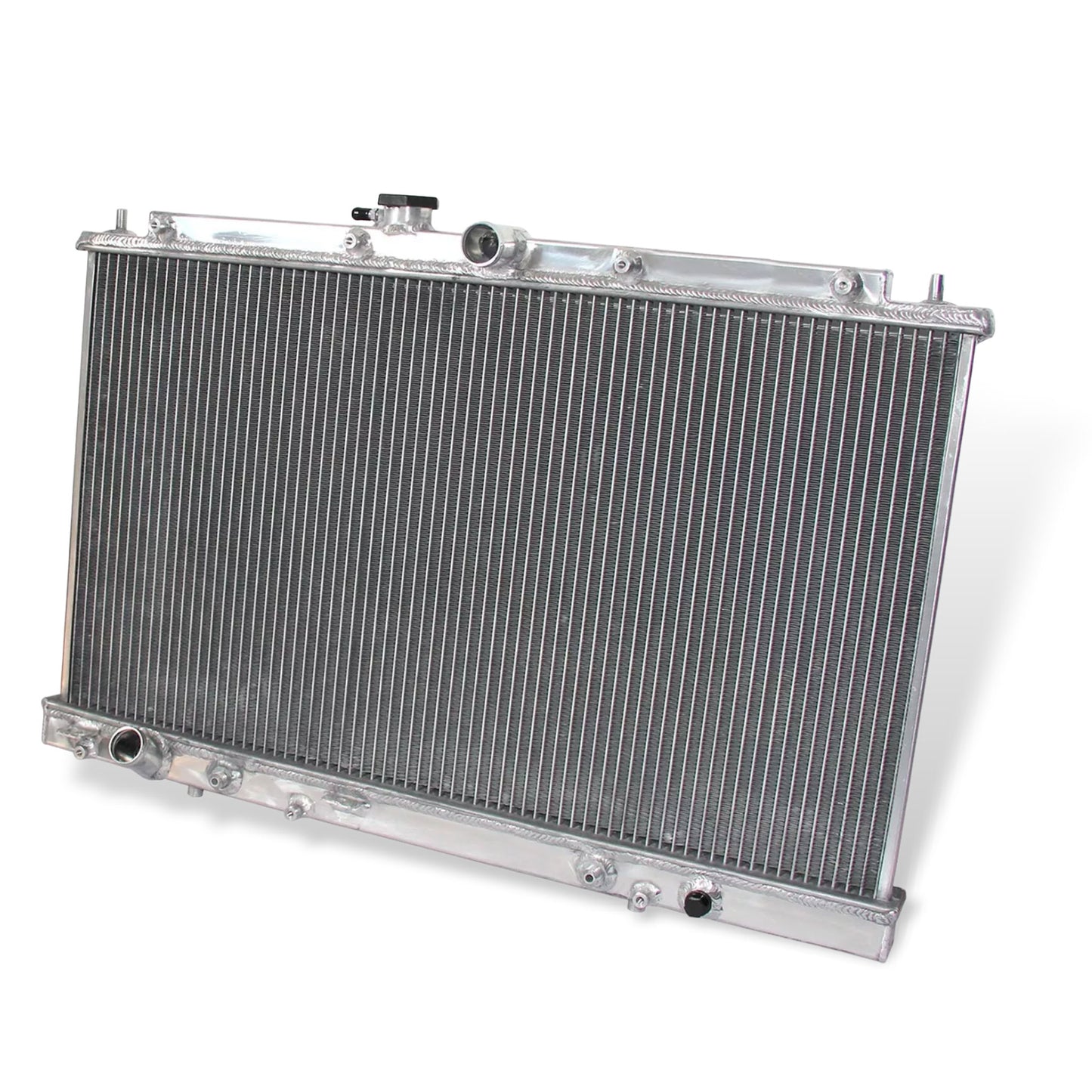 Aluminum Radiator right side cross-section view Accord (1998-2002) / TL (1999-2001) 3.0L/3.2L V6 Direct Fit