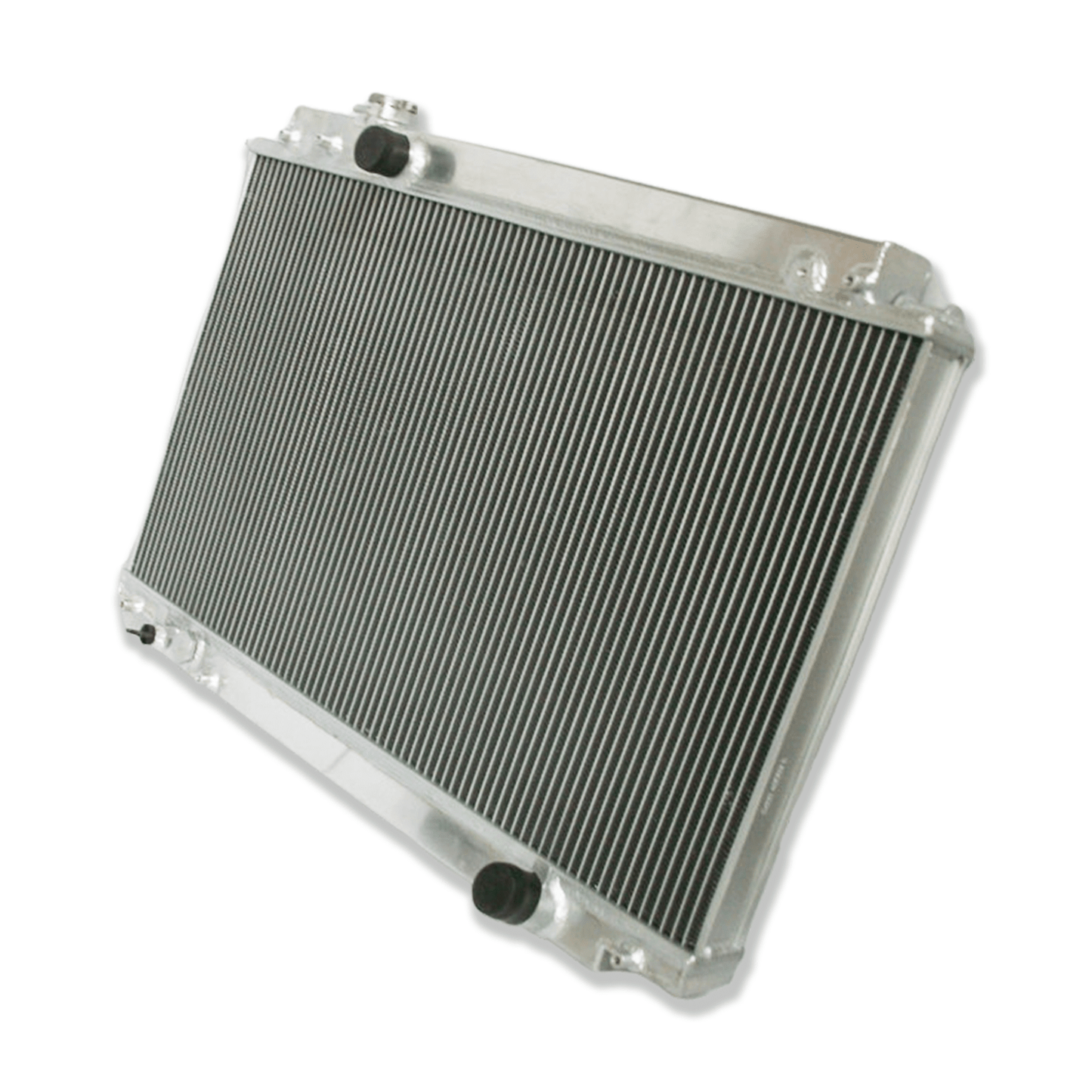 Right side of the MT-specific radiator for the Lexus SC300, showcasing its lightweight and efficient core for superior cooling.