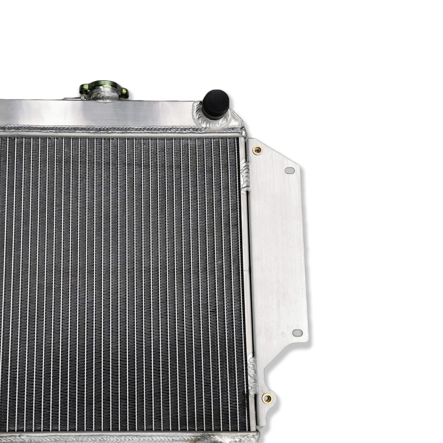 Right side of the lightweight radiator kit for the Suzuki Jimny SJ410/SJ413, showcasing its efficient core design.