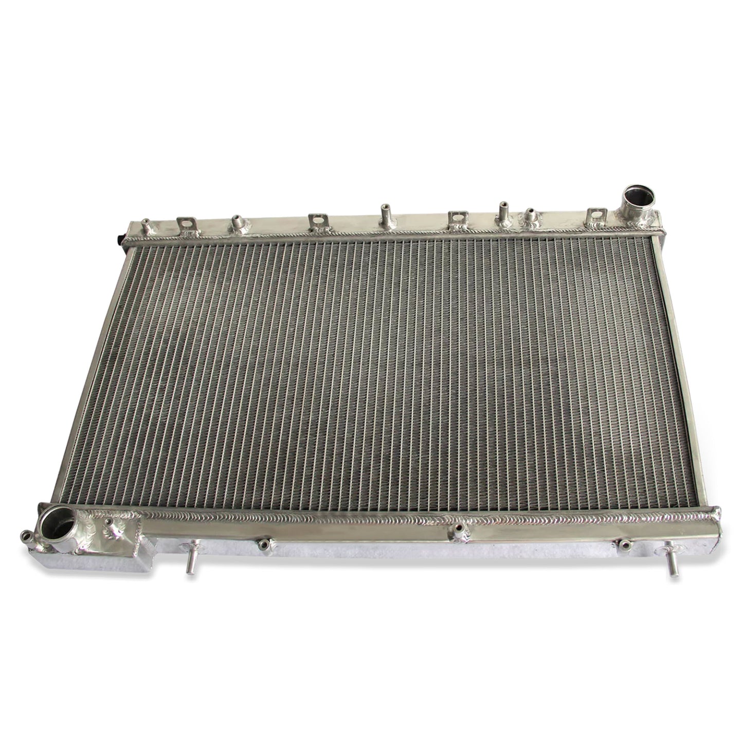Aluminum radiator 2-row top view Subaru Forester Turbocharged SG5 (2004-2005) Direct Fit