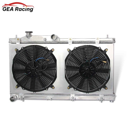 Aluminum radiator fan shroud 2-row front mounting points Subaru Impreza WRX STI GT (2009-2015) Pressure Tested