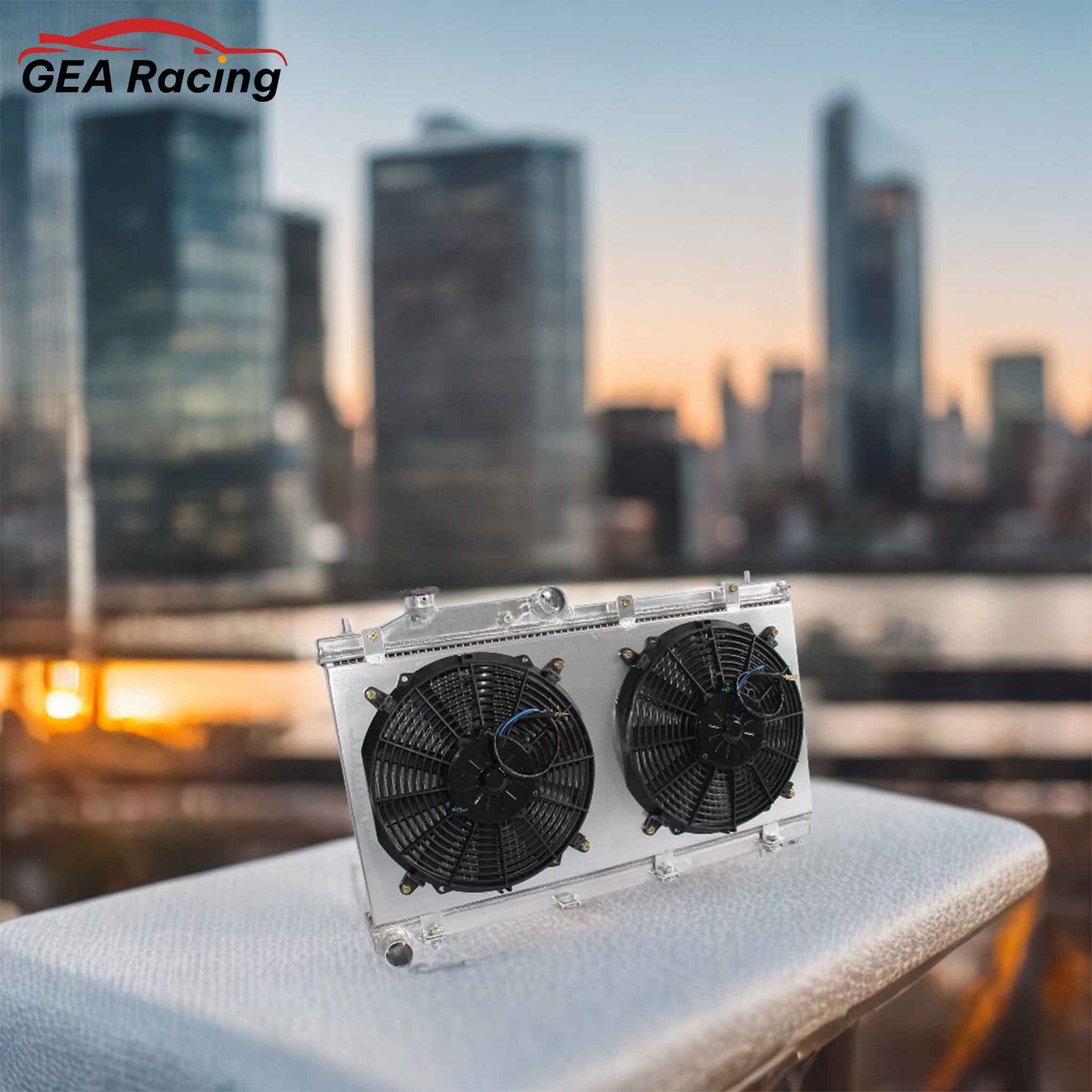 Aluminum Radiator & Fan Shroud for Subaru Impreza WRX STI GT 2009-2015 2.0L 2.5L H4 MT