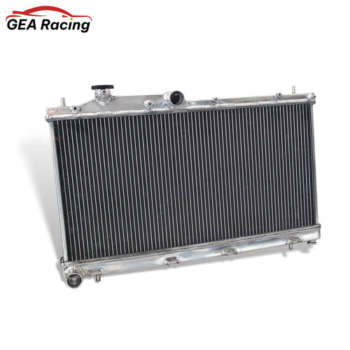 Aluminum radiator 2-row left side view Subaru WRX STI Impreza (2008-2014) Pressure Tested