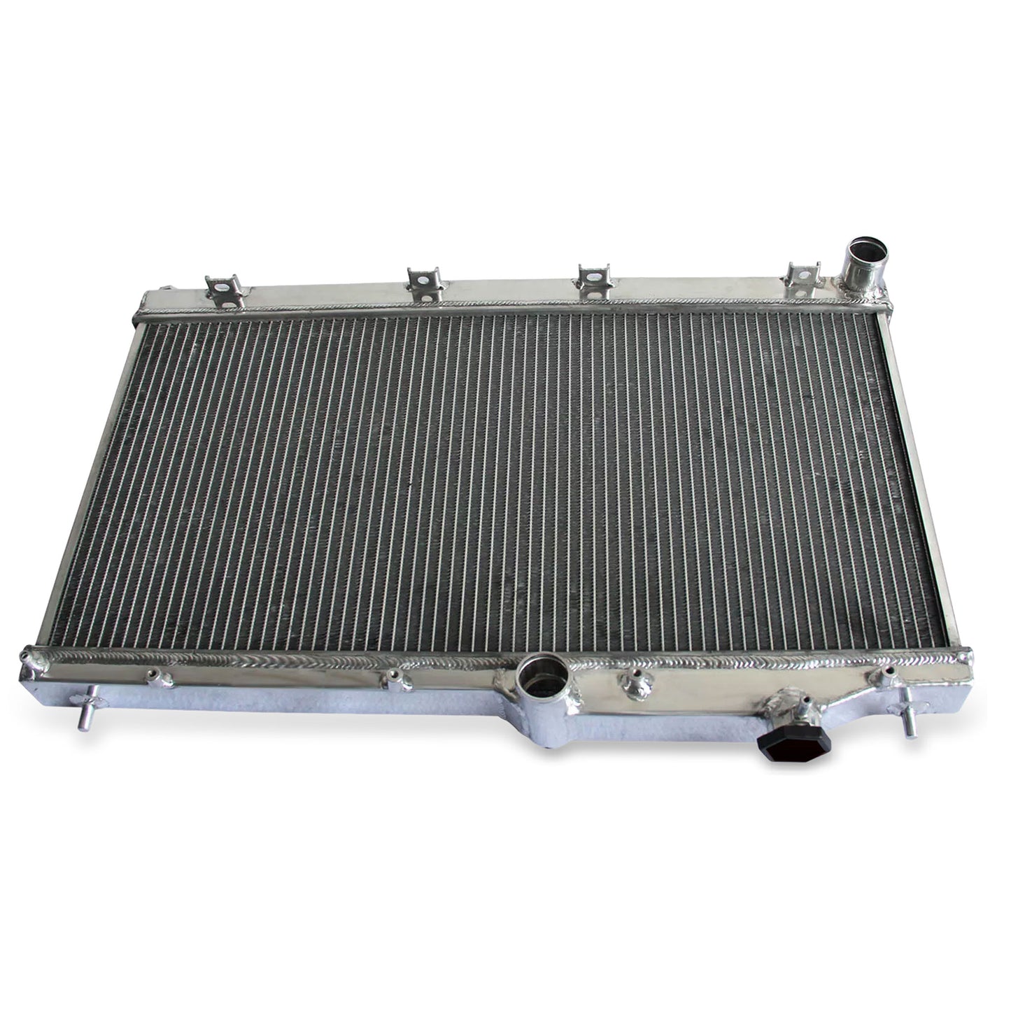 Aluminum radiator 2-row top view Subaru WRX STI Impreza (2008-2014) Direct Fit
