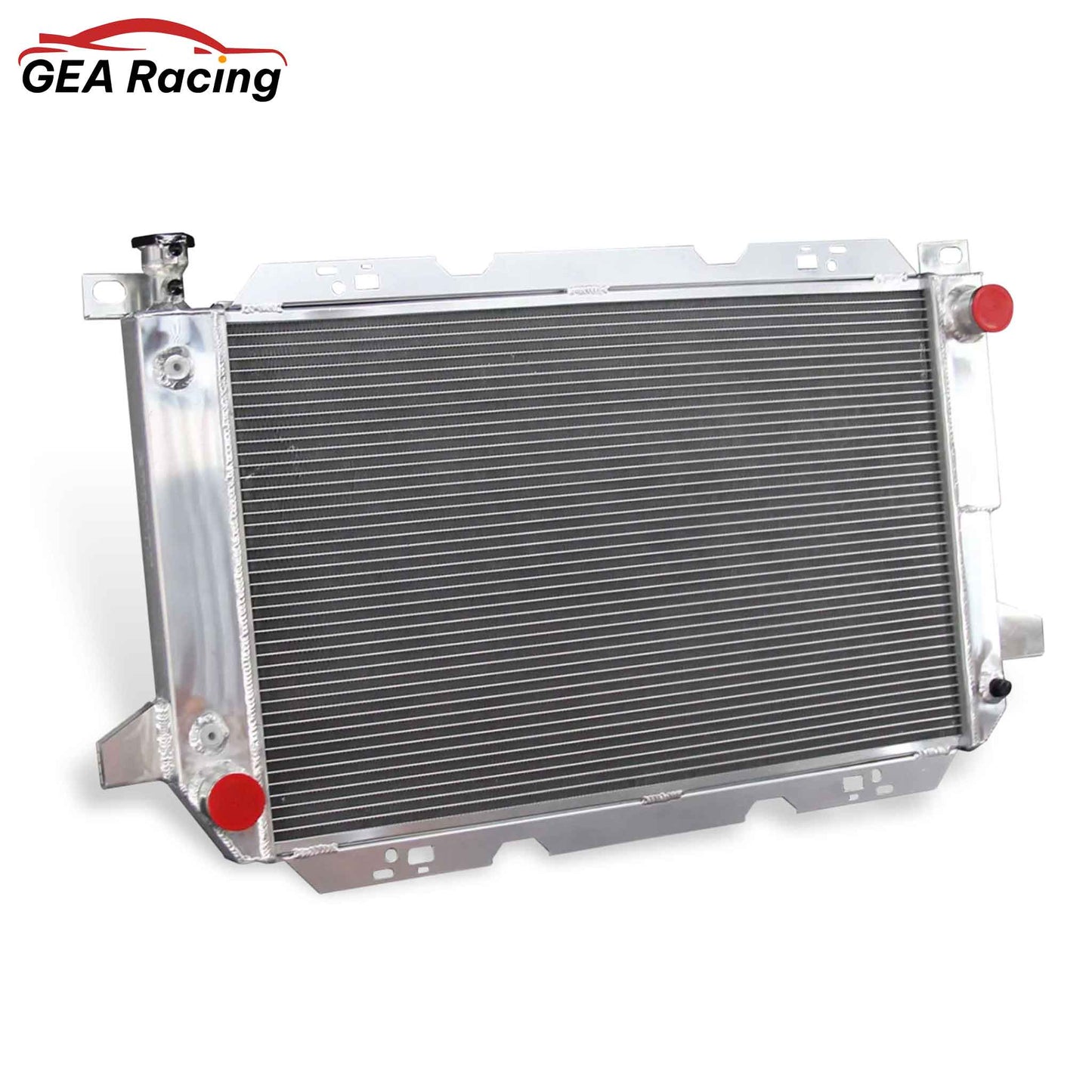 TIG-Welded 3 Row Radiator Left Cross Section 1985-1997 Ford Bronco/F-150 to F-450 7.5L V8